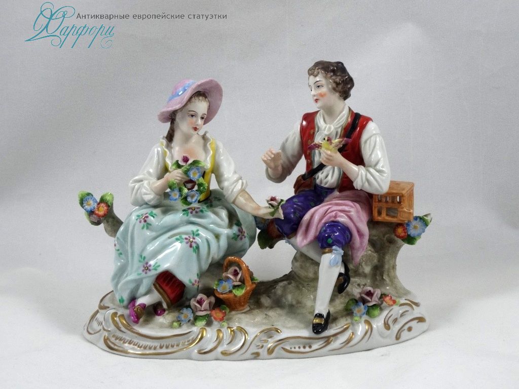 Фарфоровая статуэтка Германия Sitzendorf 1874